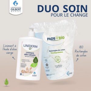 gilbert Pack duo soin pour le change