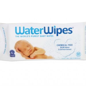 WaterWipes Lingettes Pures à l'eau- 60 lingettes