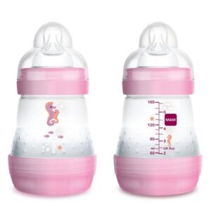 Biberon Mam Easy Active Baby Bottie 330 ml +4 mois Bleu - Idyllemarket
